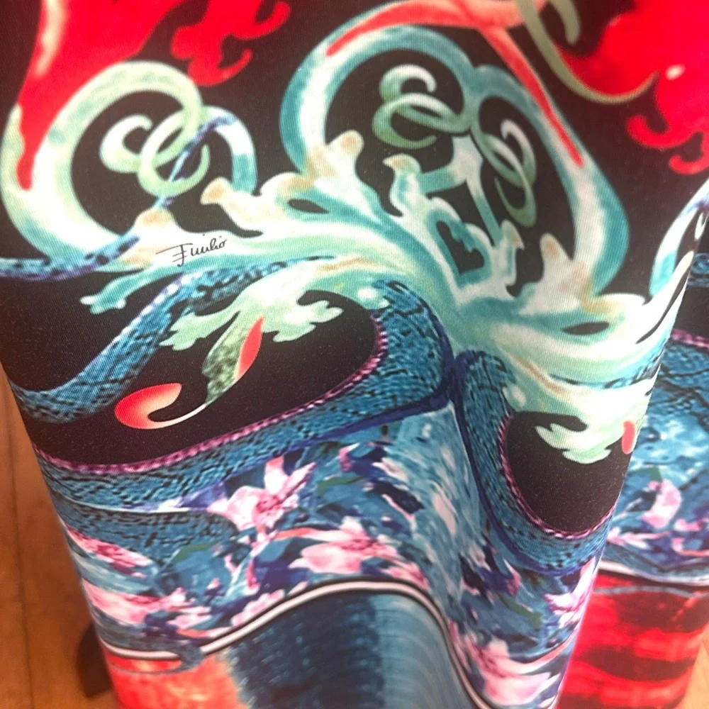 Emilio Pucci Firenze Maxi Vibrant Abstract Prints Dress 10 - Picture 11 of 17